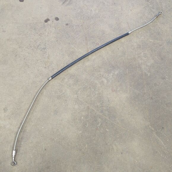 2012 KTM 65SX 04-19 KTM 65 OEM STEEL BRAIDED FRONT DISK BRAKE HOSE LINE B4507 - Picture 1 of 6
